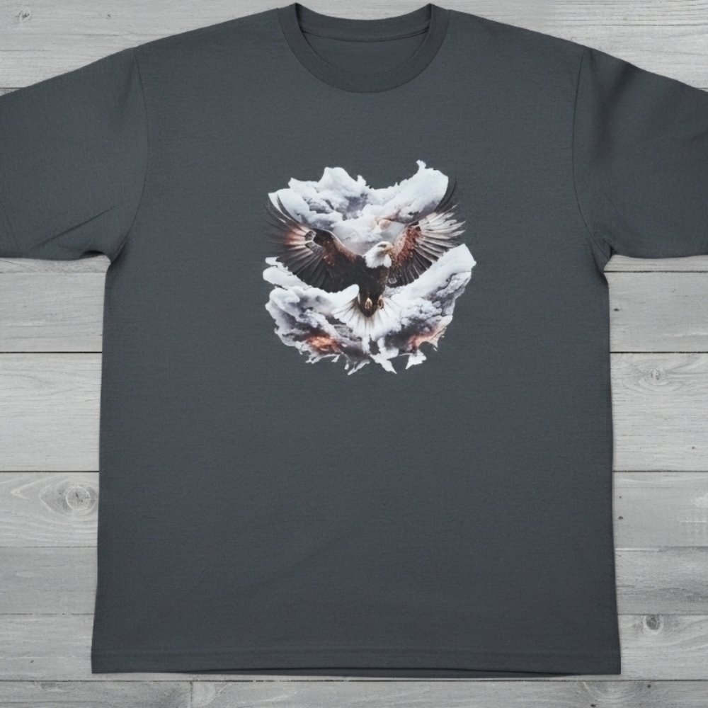 Bald Eagle Graphic Tee • Patriotic Americana Shirt • Unisex Eagle Top - Picture 10 of 12